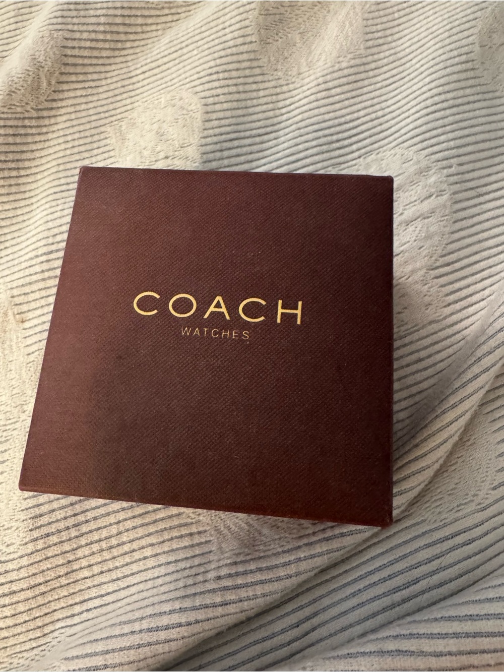 NIB Coach Silver-Tone Signature Cuff Watch with White Dial - Picture 2 of 6